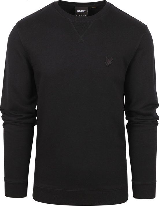 Lyle and Scott - Sweater Zwart - Heren - Maat XL - Regular-fit