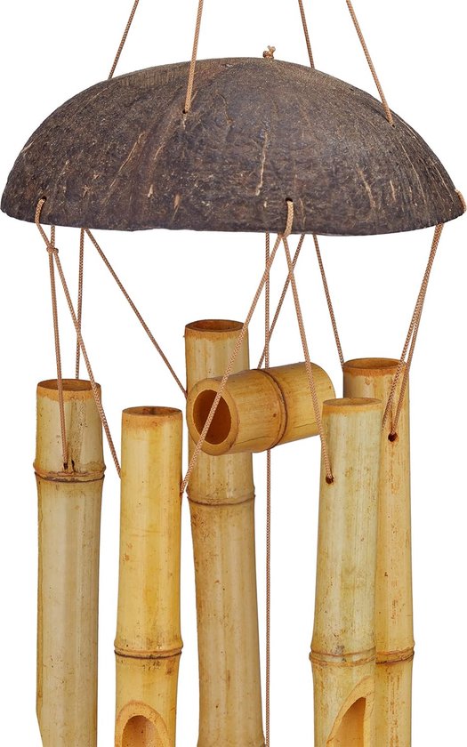tintoke Japanse bamboe windklokken, Zen windspel, klankspel van bamboe, Japanse windklokken voor klankhelende meditatie, Koshi klankspel, voor yoga, meditatie, tuin enz. (Spring Breeze F-akkoord