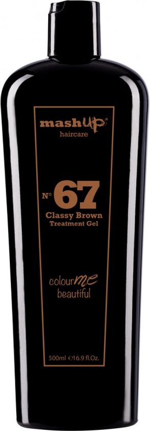 mashUp haircare Colour Me Beautiful N° 67 Classy Brown Treatment Gel 500ml