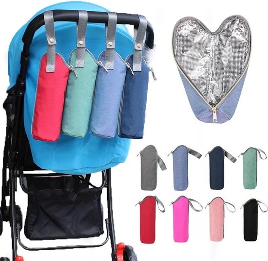 Melkfles Warmhouder - Melkfles Tas - Babyfles - Thermotas –Moedermelk - Isolatietas - zwart van Alecto Baby — afbeelding 3