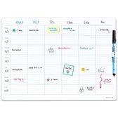 GreenStory - Familieplanner kalender - 6 personen - Familieagenda - Sticky Whiteboard - met Sticky Pen