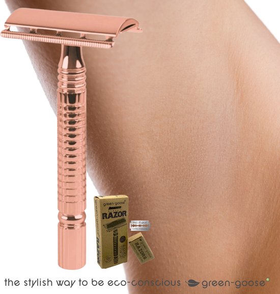 Safety Razor + 10 extra scheermesjes