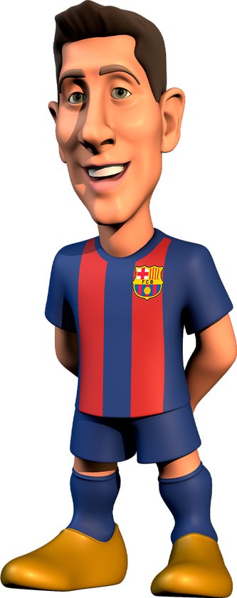 Minix - Football Stars #116 - FC Barcelona - Robert Lewandowski "009" - Figuur 12cm