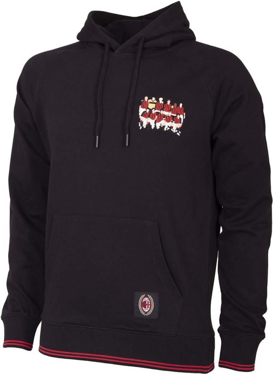 COPA - AC Milan Coppa 2003 Team Embroidery Hooded Sweater - M - Zwart
