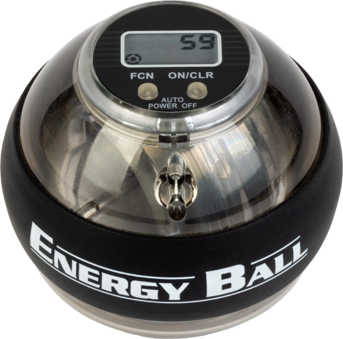 Entraîneur De Main Gyroscopique - Power Ball Pour Musculation Et Anti-stress (Noir)