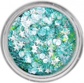 PXP pressed chunky glitter cream turquoise ocean 10 ml