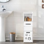 meubles de salle de bain, armoire sur pied - bathroom furniture, standing cupboard 23.5 x 23 x 80 cm,