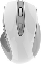 Draadloos muis - Ergonomische muis - Gamingmuis - Gamer muis - Draadloze computermuis - Wireless - met DPI knop | Wit G-528