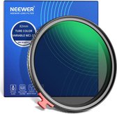 Neewer® - Variabel ND-filter met True Color - 1-5 Stops - Multi-gecoate HD optische glazen - Aluminium frame - Water-, kras- en vingerafdrukbestendig - Inclusief Putter