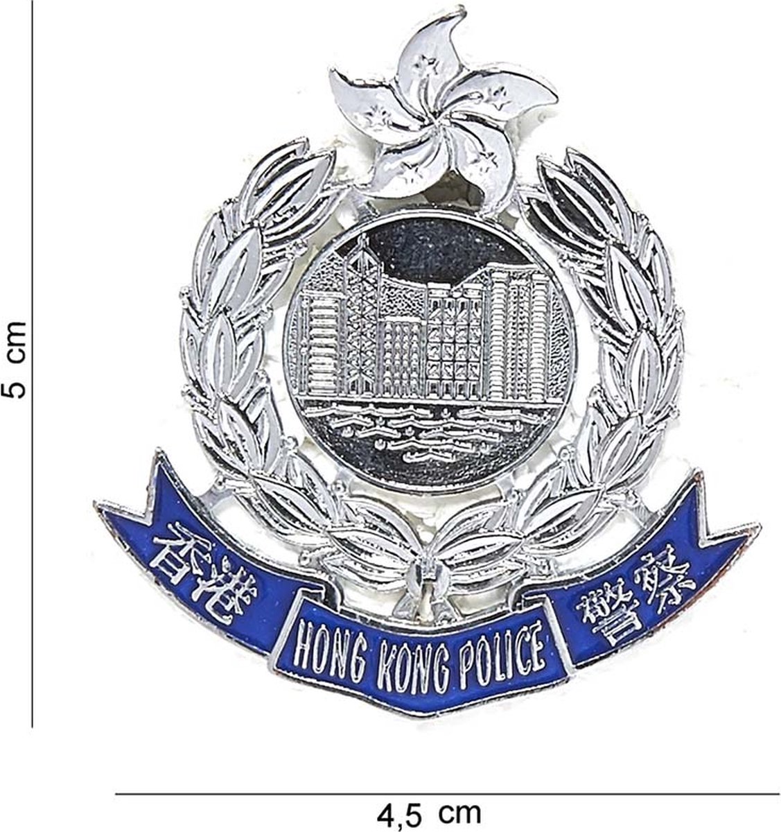 Embleem metaal Hong kong pin