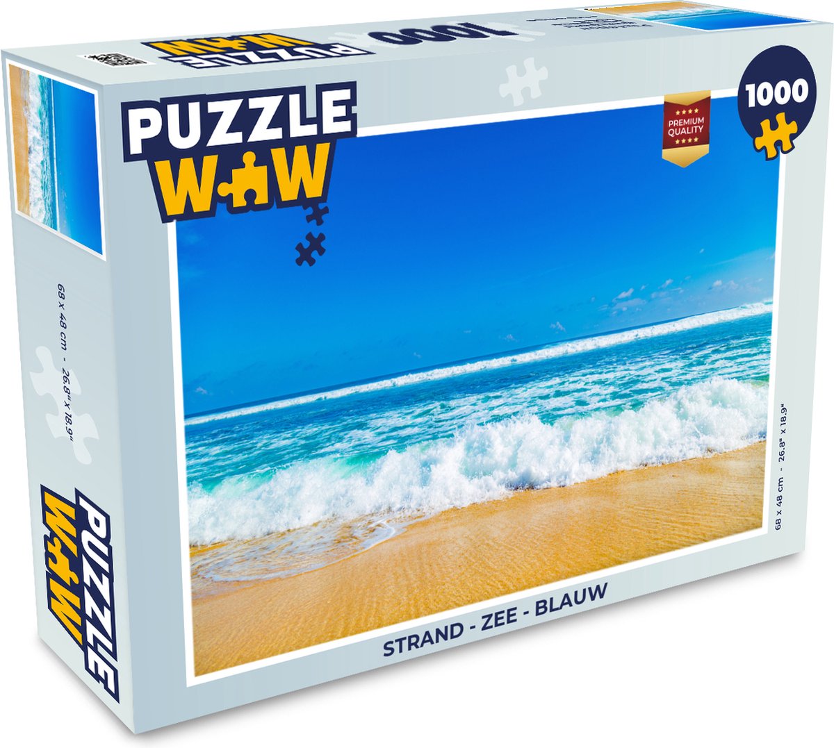 Puzzel Strand - Zee - Blauw - Legpuzzel - Puzzel 1000 stukjes volwassenen
