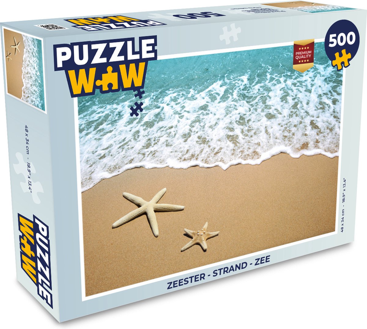 Puzzel Zeester - Strand - Zee - Legpuzzel - Puzzel 500 stukjes