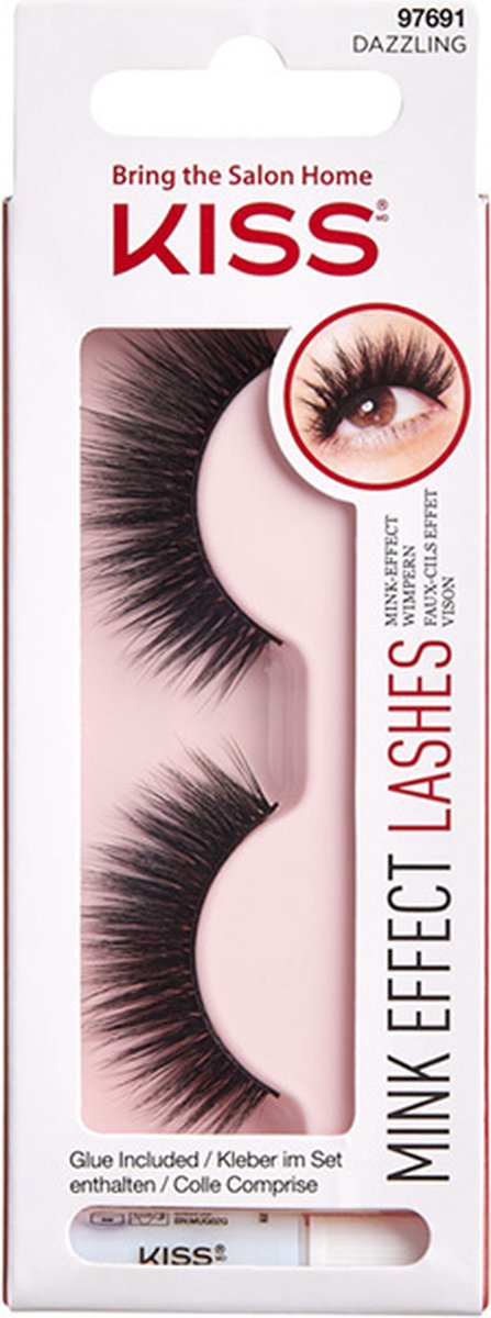 Kiss Wimpers Kunstwimpers Mink Dazzling - Wimperextensions - Lashes - Nep Wimpers - Dazzling