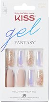 Kiss Gellak Gel Fantasy Nails - Kunstnagels - 28 stuks - Nepnagels - Fancy Brunch