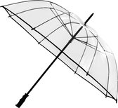 Falconetti - Transparante Paraplu Windproof - Handopening - 110 cm