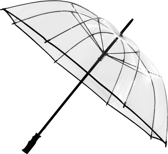 Falconetti - Transparante Paraplu Windproof - Handopening - 110 cm