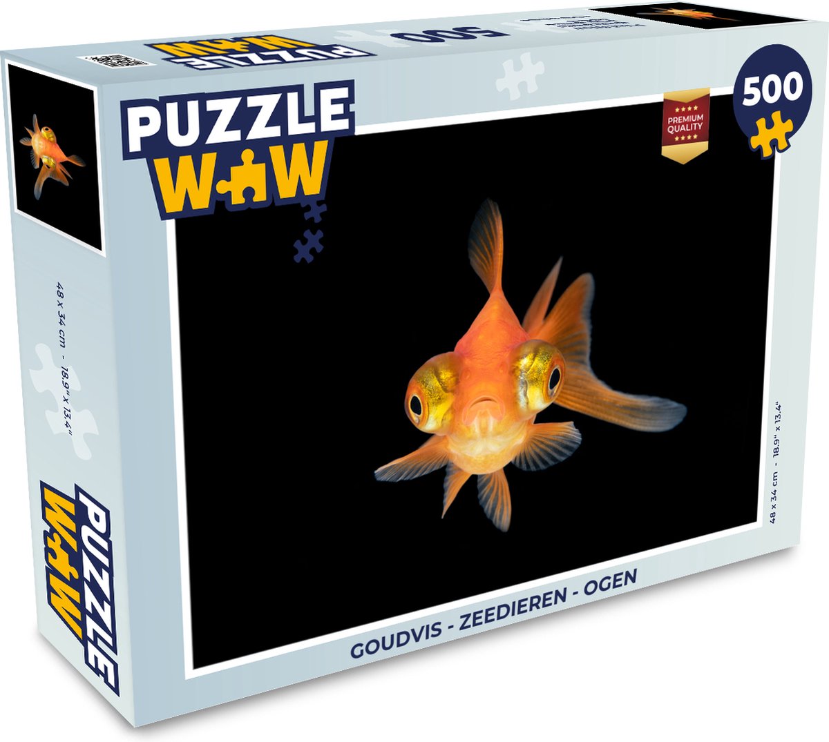 Puzzel Goudvis - Zeedieren - Ogen - Legpuzzel - Puzzel 500 stukjes
