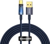 Câble USB vers USB-C Baseus Explorer Series 100W Blauw 2 mètres