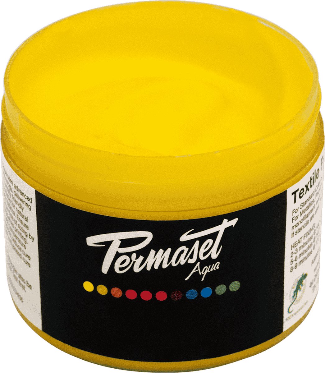 Permaset Aqua STD Mid Yellow - 100 mL Textielverf / Zeefdrukinkt