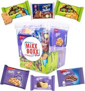 Milka, Prince & Lotus mega koekjesbox - koek met chocolade - 1125g