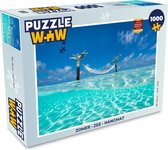 Puzzel Zomer - Zee - Hangmat - Legpuzzel - Puzzel 1000 stukjes volwassenen