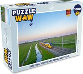 Puzzel Een trein rijdt door een landschap - Legpuzzel - Puzzel 1000 stukjes volwassenen
