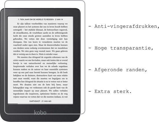 Hoes Geschikt voor Kobo Clara 2E Hoesje Bookcase Cover Hoes Met Screenprotector - Hoesje Geschikt voor Kobo Clara 2E Hoes Cover Case - Eenhoorn van Fintie — afbeelding 3