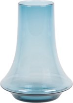 XLBoom Spinn Vaas Large - Glas - Voor Binnen - Lichtblauw - 24 × 24 × 31 cm
