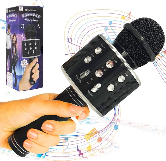 Microphone Enfant, Micro Karaoké sans Fil Bluetooth pour Cadeau