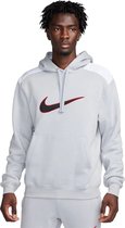 Nike sportswear fleece hoodie in de kleur grijs.