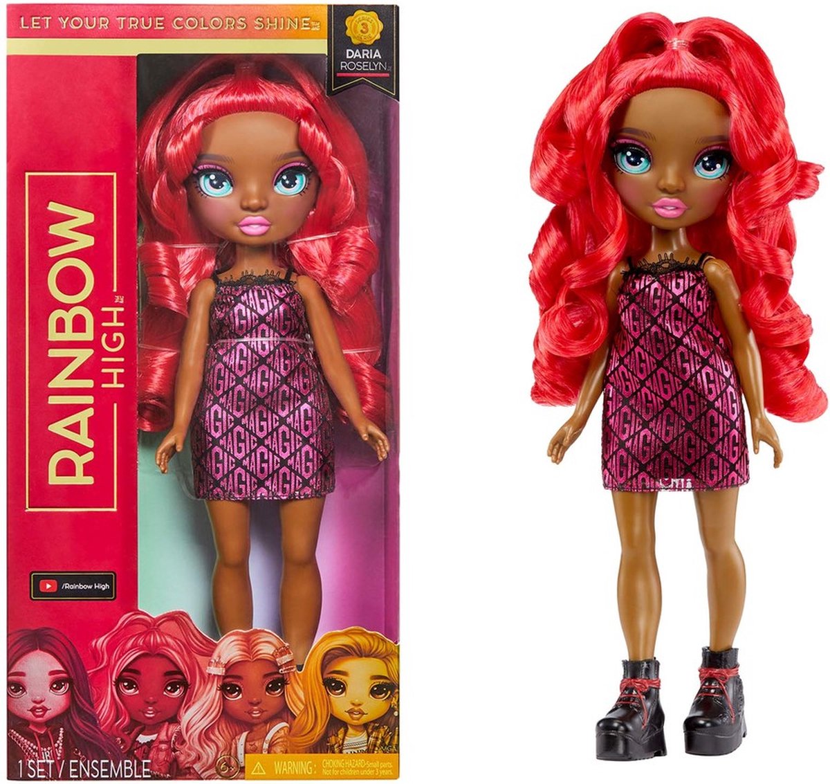Rainbow High Fashion Doll Daria Roselyn 28 cm modepop