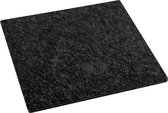 Granite Chopping Board, Stone Plate, Granite Plate, Serving Plate, (Granite Steel Grey, 30 x 30 x 1 cm)