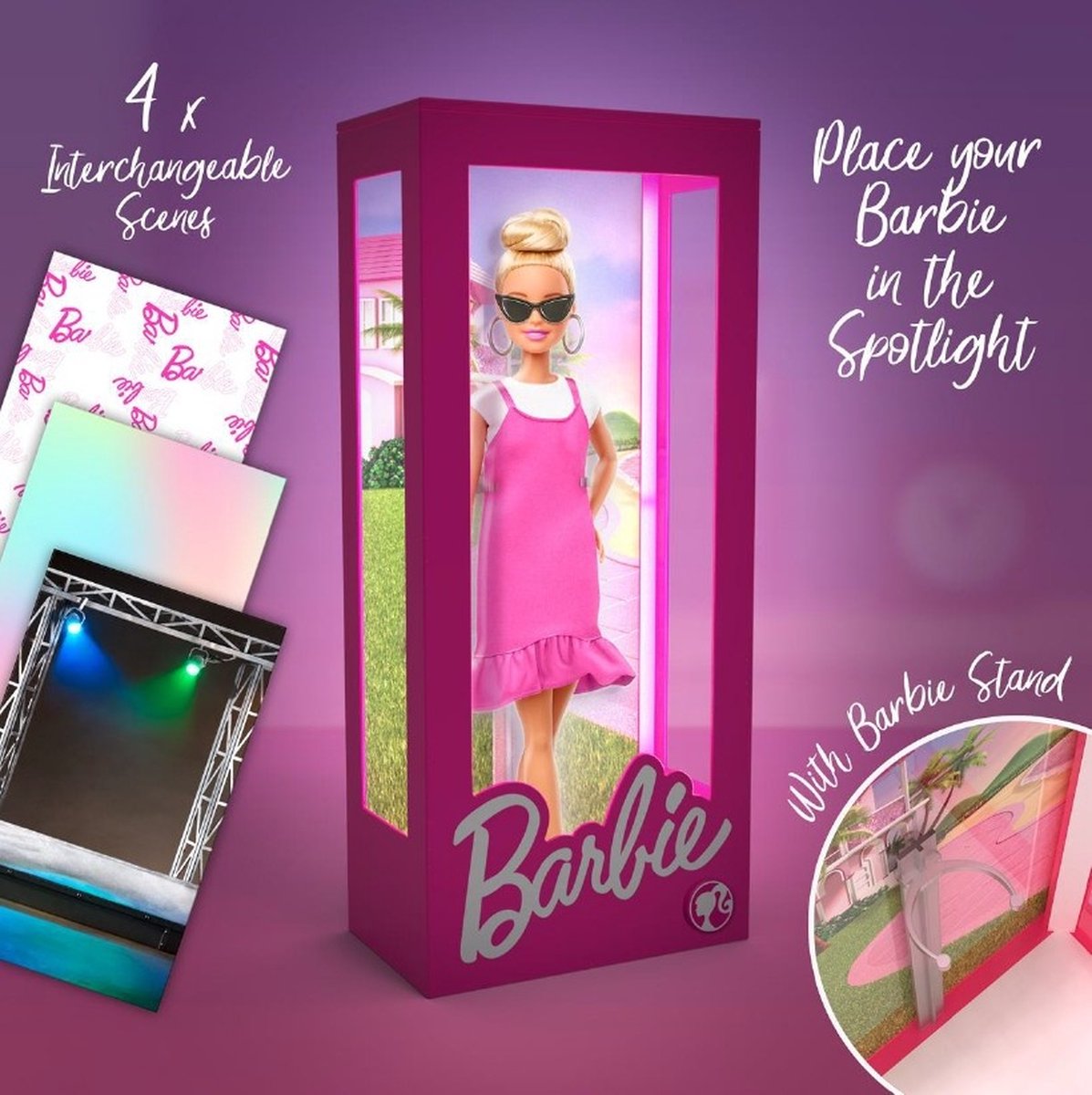 Paladone Barbie Pop Dooslamp - Roze, 30,8 x 25,5 x 9,5 cm