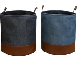Wasmand - Wasmanden - wasmand inklapbaar - Opvouwbare Wasmanden - 40cm* 40cm, Enge4ls-IJzeren Pijpenrek
