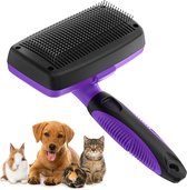 EverydayBrush - zelfreinigende hondenborstel en kattenborstel- haarverwijderaar - vachtverzorging