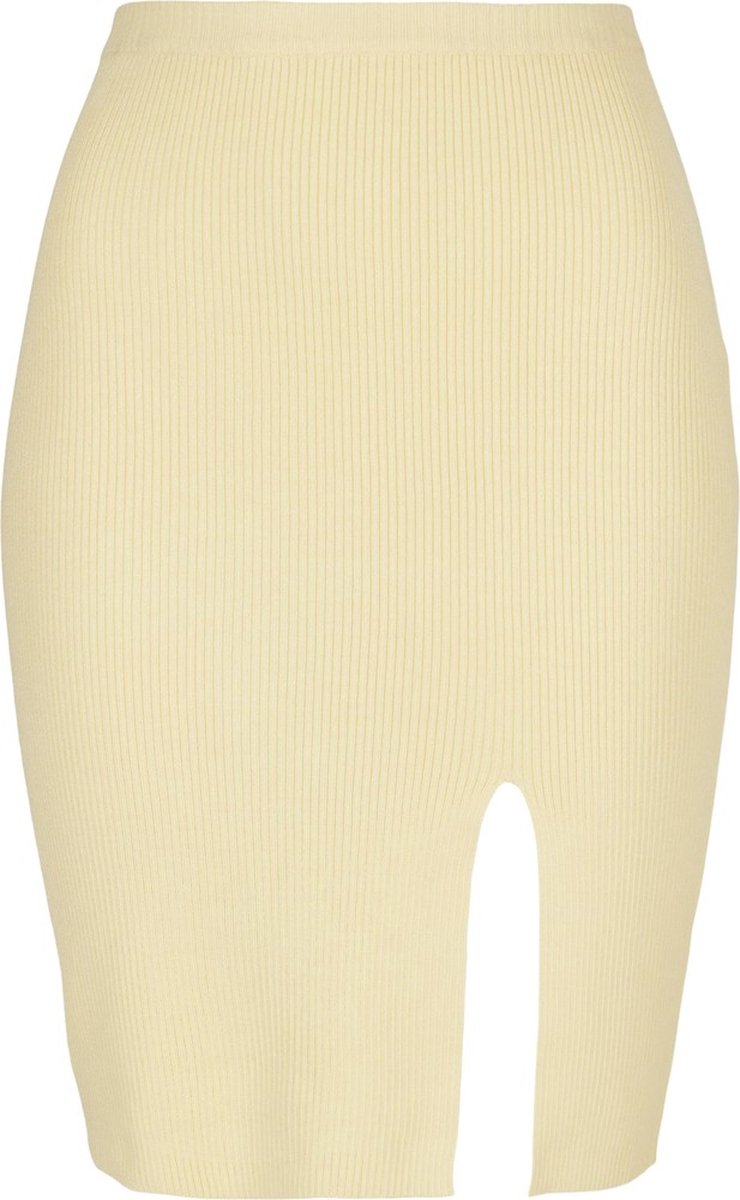Urban Classics Rib knit Korte rok XL Geel