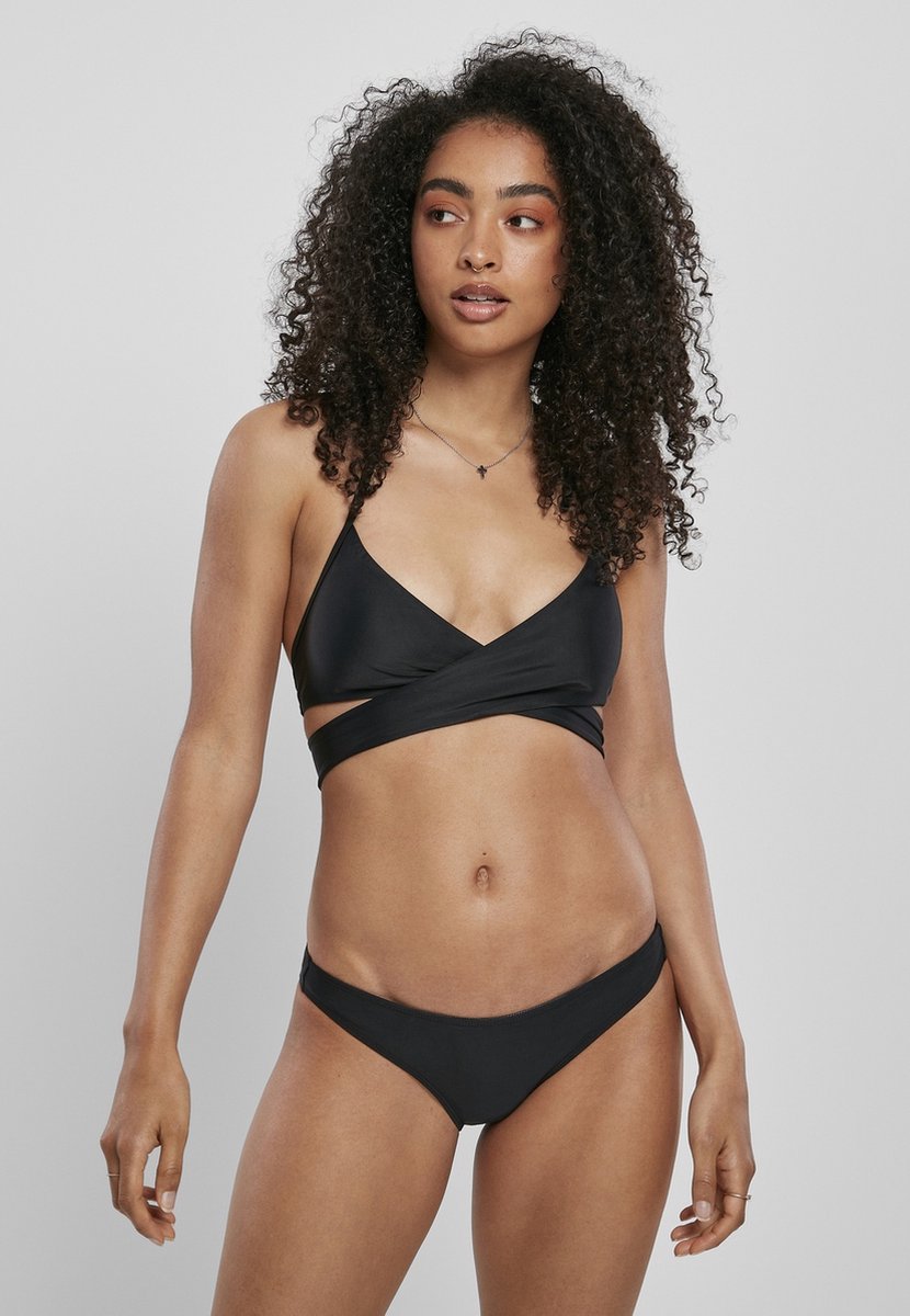 Urban Classics Bonded Bikini set XL Zwart