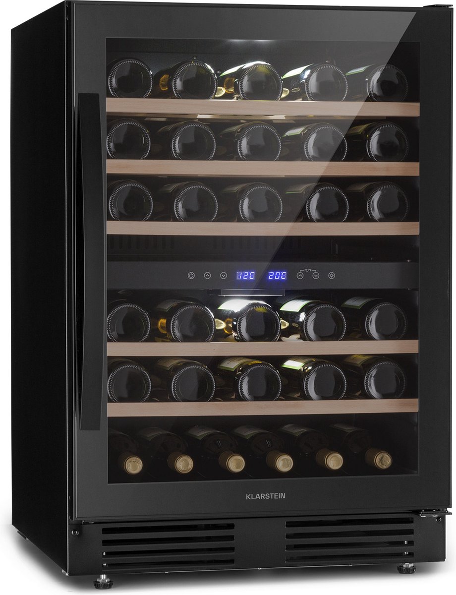 Chal-Tec Freistehender Weinkühlschrank 2 Zonen met Glast deur - afbeelding 3