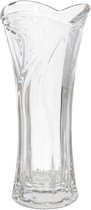 Gerimport Bloemenvaasje - voor kleine stelen/boeketten - helder glas - D8 x H17 cm