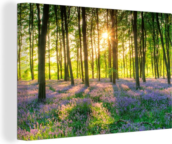 MuchoWow® Glasschilderij 90x60 cm - Schilderij acrylglas - Bouillon in de Ardennen
