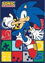 Sonic the Hedgehog - Fleecedeken - Plaid - 100x140 Cm.