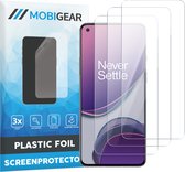 Mobigear Screenprotector geschikt voor OnePlus 8T | Mobigear Screenprotector Folie - Case Friendly (3-Pack)