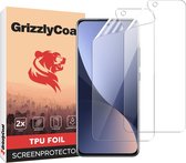 GrizzlyCoat Screenprotector geschikt voor Xiaomi 12 Hydrogel TPU | GrizzlyCoat Screenprotector - Case Friendly + Installatie Frame (2-Pack)