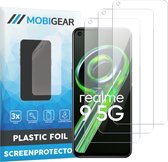 Mobigear - Screenprotector geschikt voor Realme 9 5G | Mobigear Screenprotector Folie - Case Friendly (3-Pack)