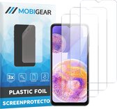 Mobigear Screenprotector geschikt voor Samsung Galaxy A23 | Mobigear Screenprotector Folie - Case Friendly (3-Pack)