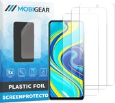 Mobigear Screenprotector geschikt voor Xiaomi Redmi Note 9S | Mobigear Screenprotector Folie - Case Friendly (3-Pack)