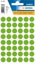 Herma 1868 Etiket Rond 12mm Fluor-Groen