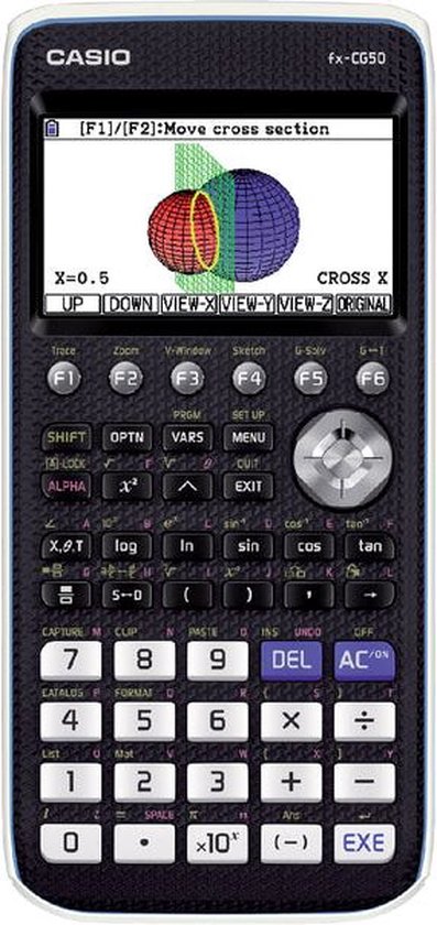 Casio fx-CG50 - Grafische rekenmachine - LCD kleurenscherm - Voorzien van Nederlandse examenstand