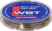 WBT 0805 | Zilver soldeer voor high end audiokabels | Loodvrij | Spoel 45 gram | 0,9 mm | 3.8% zilver