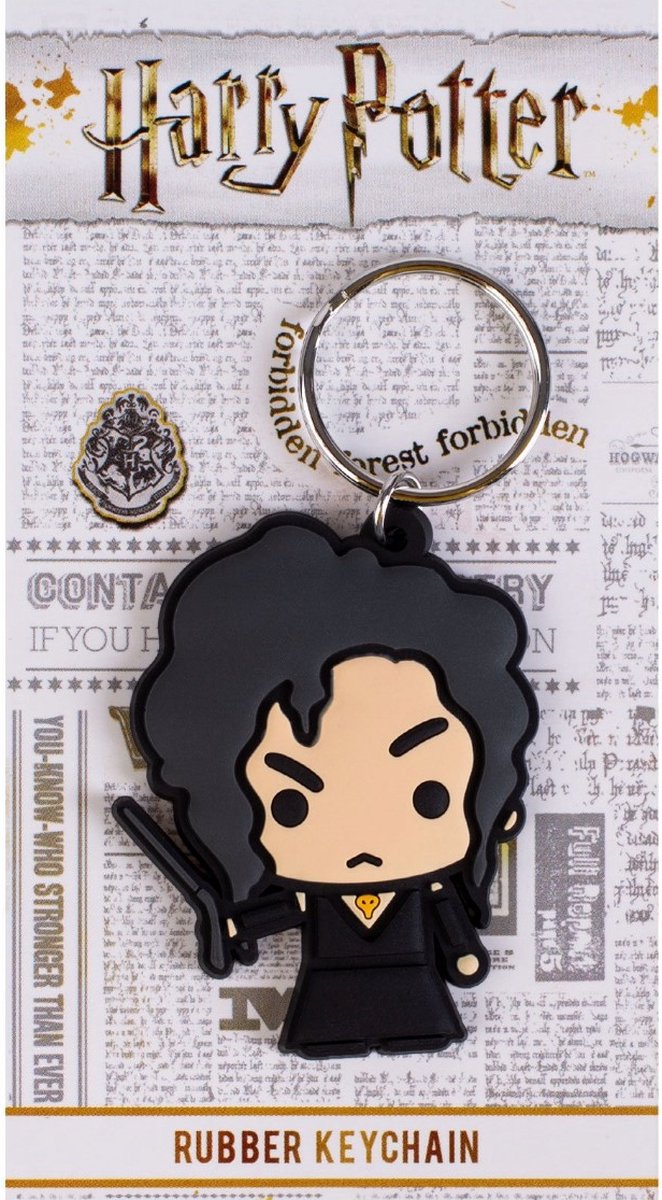 Harry Potter Chibi Rubber Keychain / sleutelhanger - Belatrix Chibi